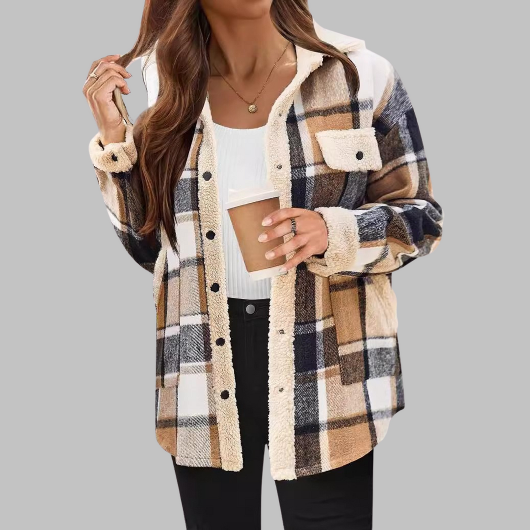 ZENY™ - Veste classique à manches longues boutonnée