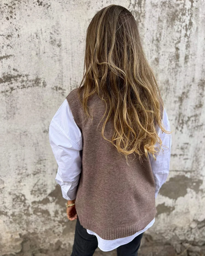 EVELYN™ - Gilet en maille élégant 