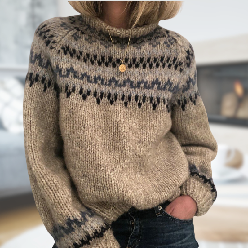 BRIELLE™ - Pull en maille classique 