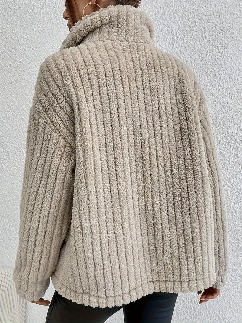 NOVA™ | Gilet boutonné en velours double face