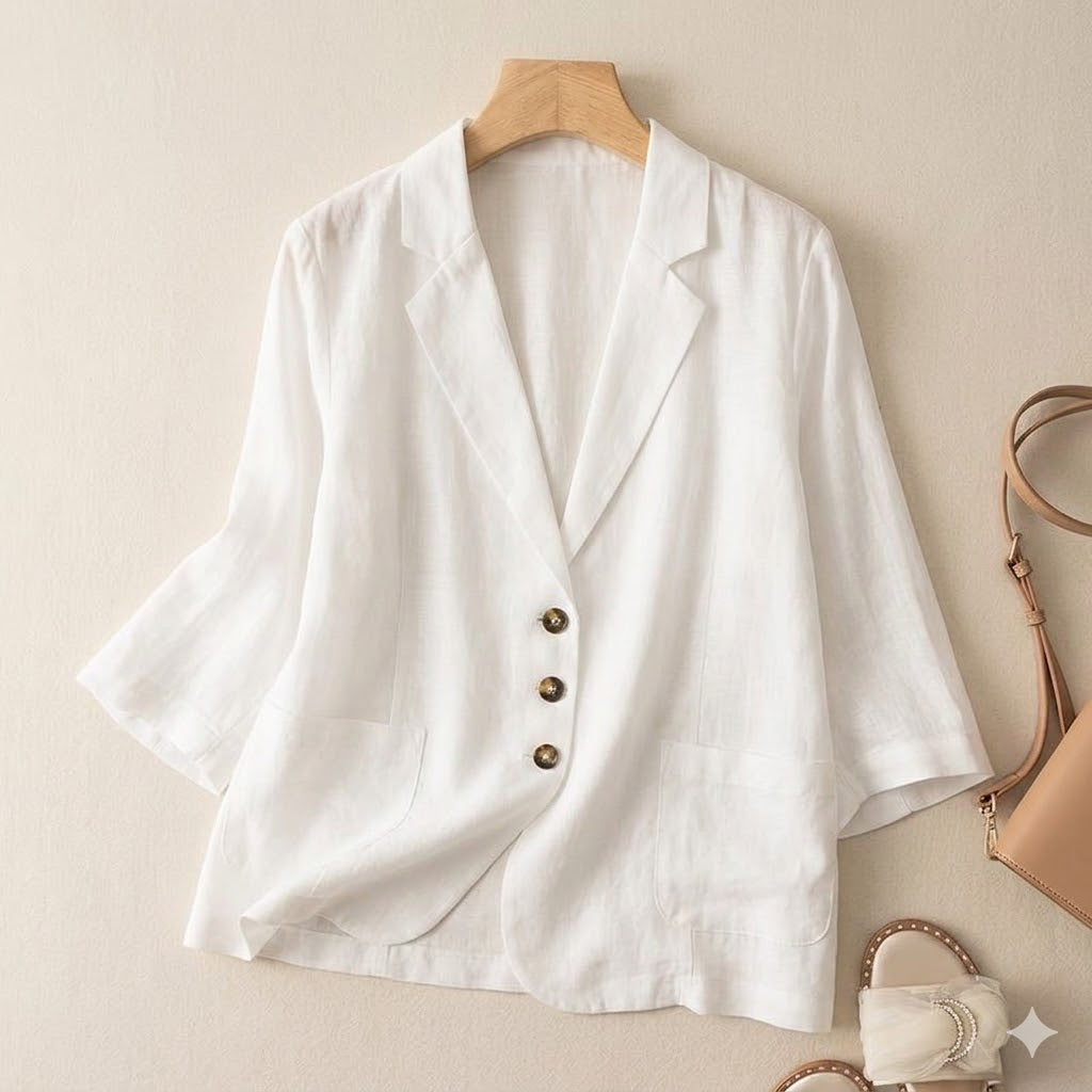 Evelyn | Relaxed Button Blouse