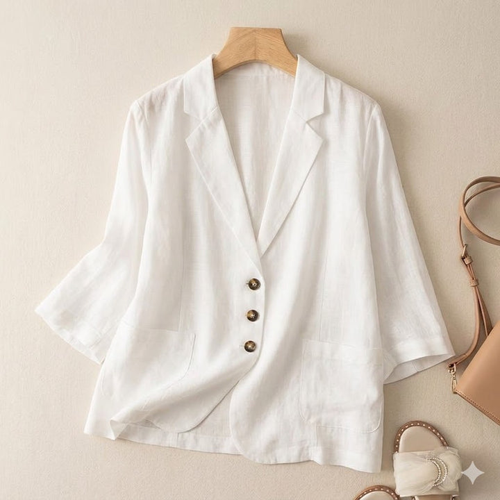 Evelyn | Relaxed Button Blouse