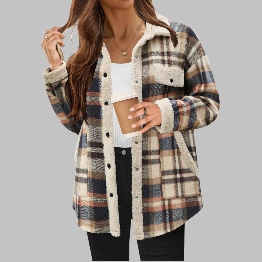 ZENY™ - Veste classique à manches longues boutonnée