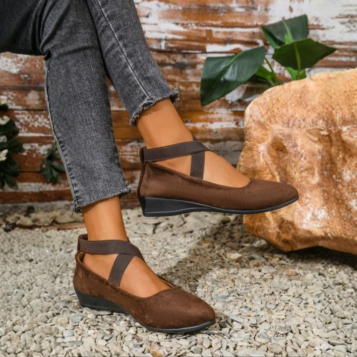 ANGEL™ - Chaussures compensées fermées et confortables à enfiler
