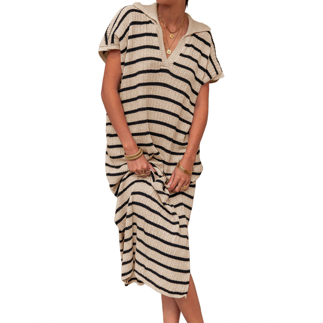 ODESSA™ - Robe longue ample fendue et élégante pour l'été