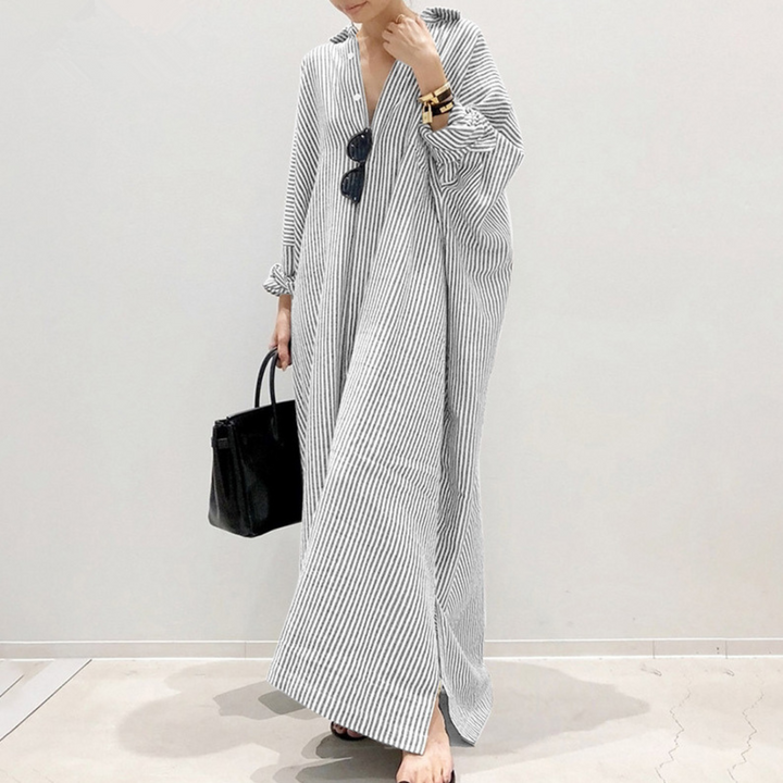 LINNAEA™ - Robe longue rayée de tous les jours