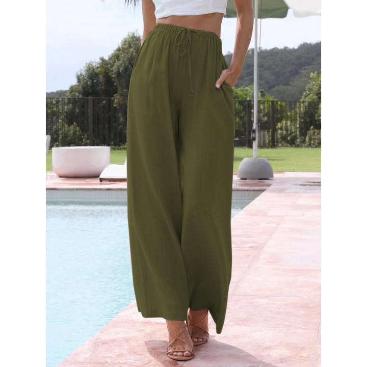 VIRENA™ – Pantalon d'été décontracté, léger et à jambes larges