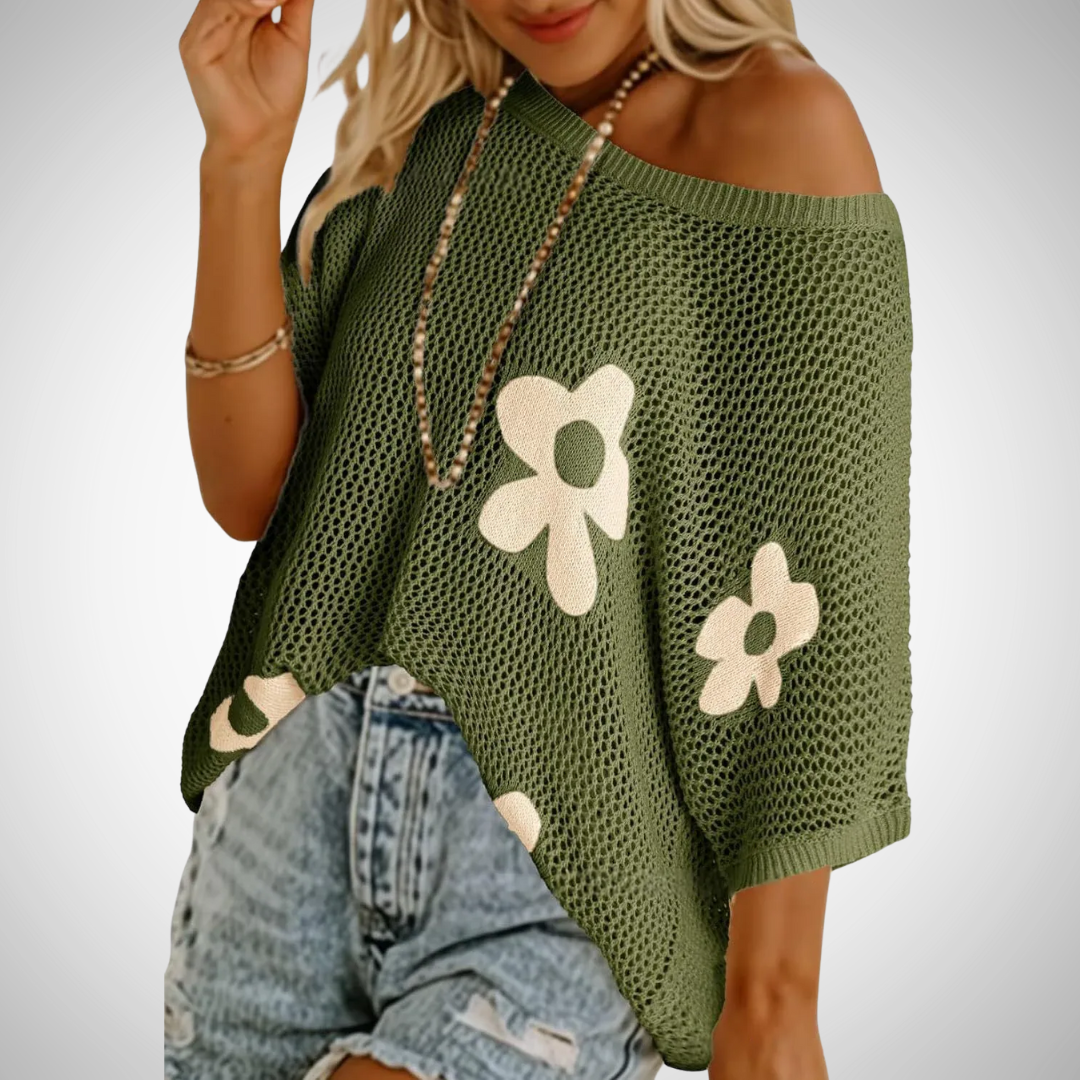 JINKY™ - Haut en crochet léger et élégant