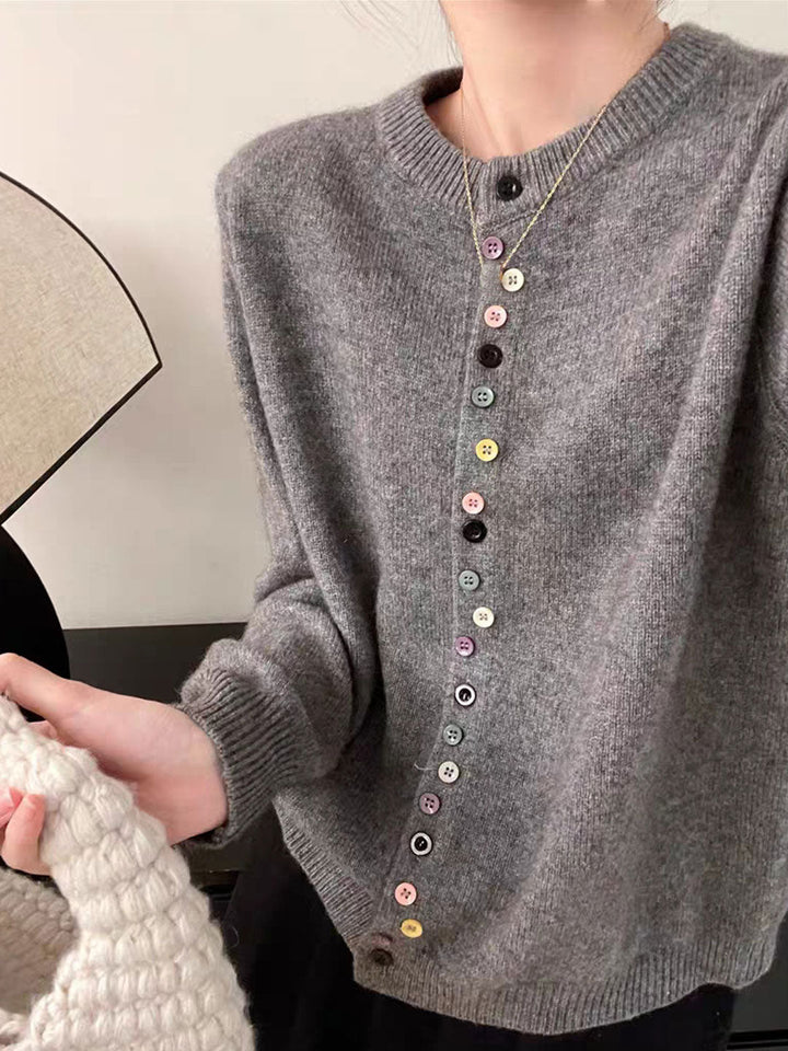 AALIYAH™ | Gilet élégant en maille boutonnée