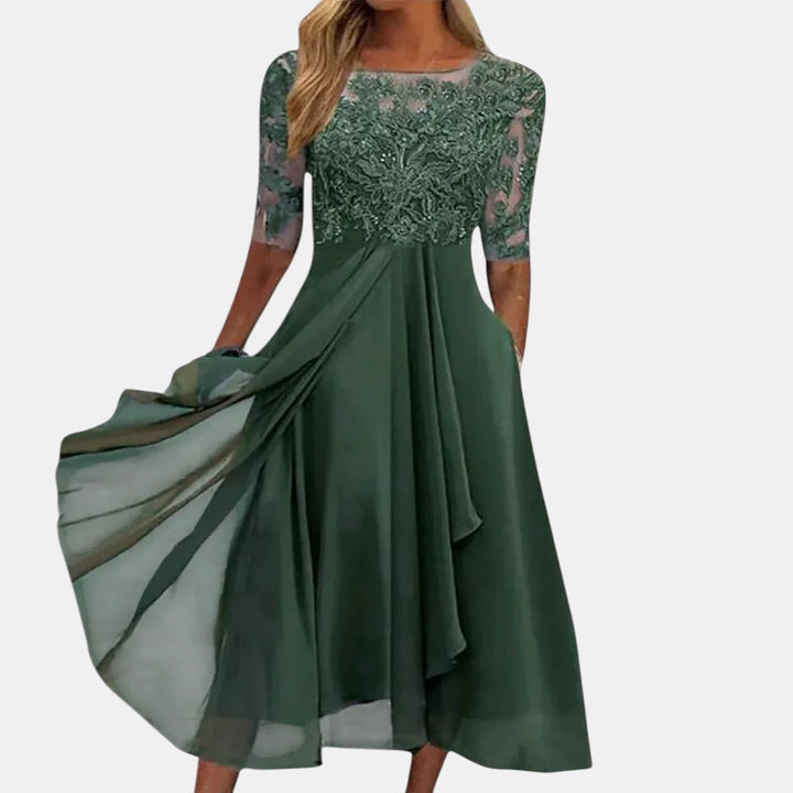 Margaret | Elegant Lace Evening Dress