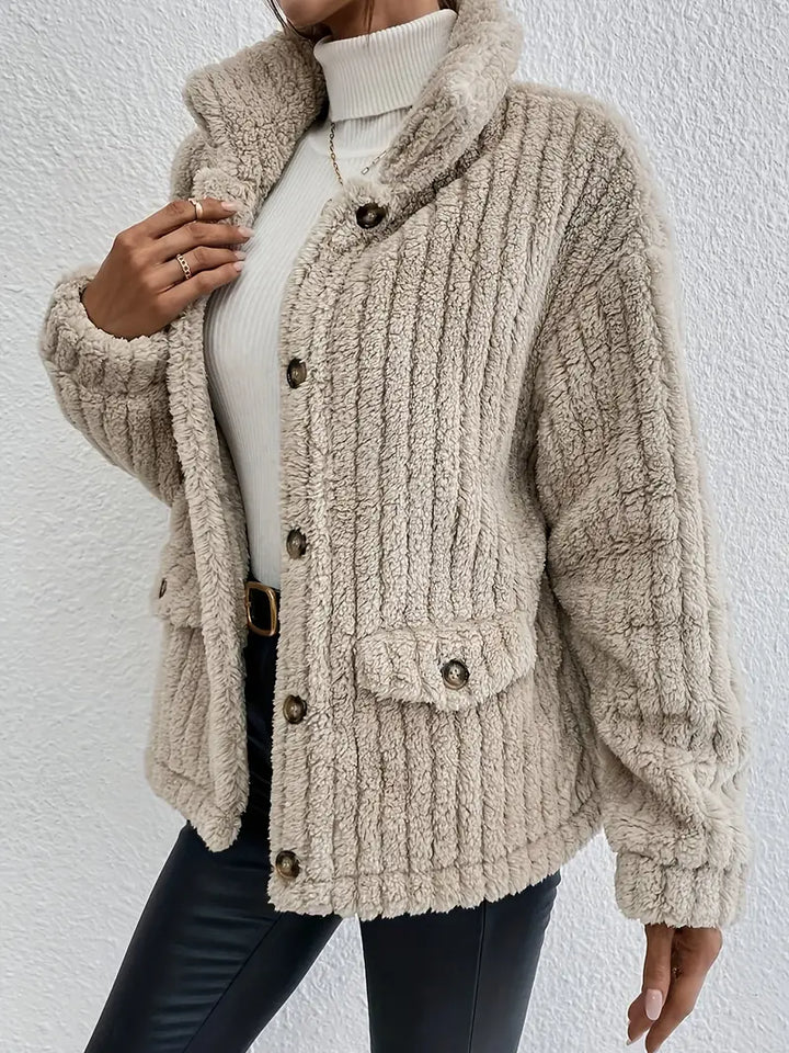 NOVA™ | Gilet boutonné en velours double face