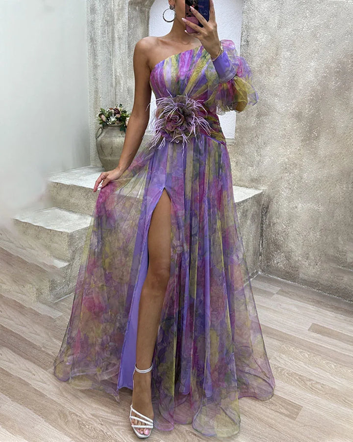 Cécilia | Robe fendue élégante