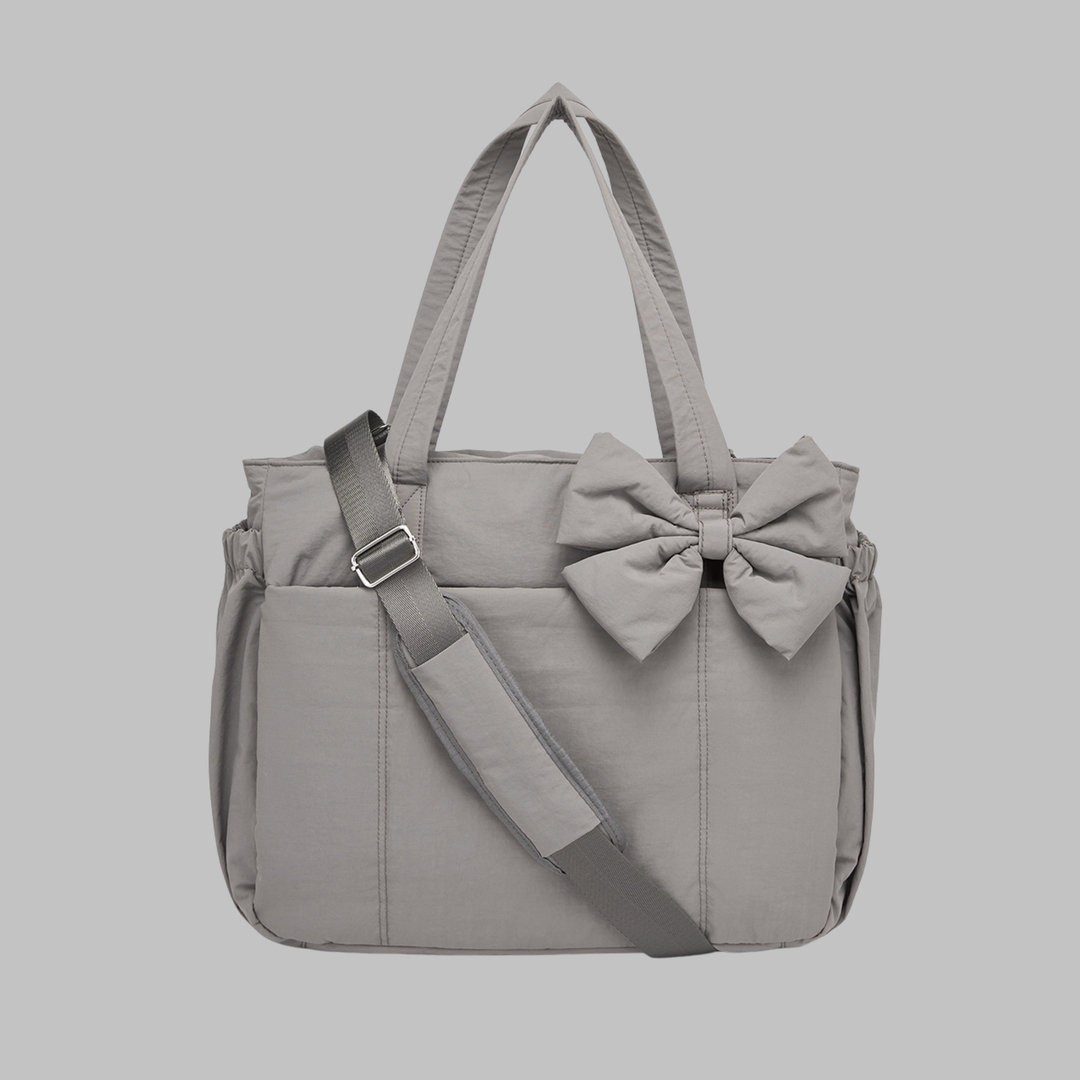 LEILANI™ - Sac à main bouffant chic avec nœud, compatible avec un ordinateur portable