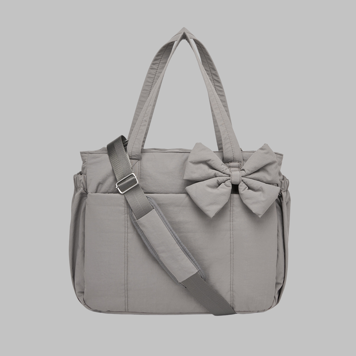 LEILANI™ - Sac à main bouffant chic avec nœud, compatible avec un ordinateur portable
