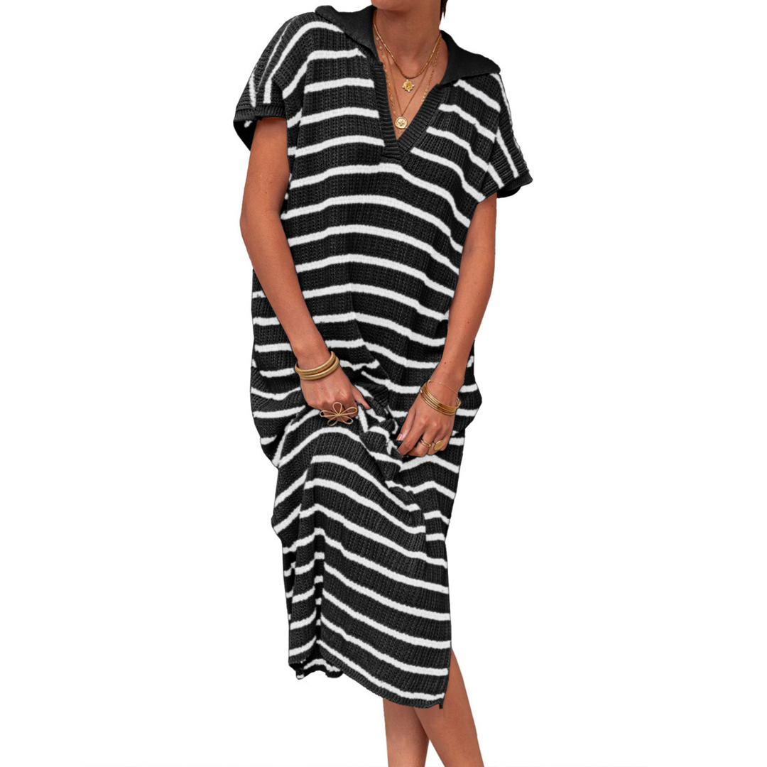 ODESSA™ - Robe longue ample fendue et élégante pour l'été