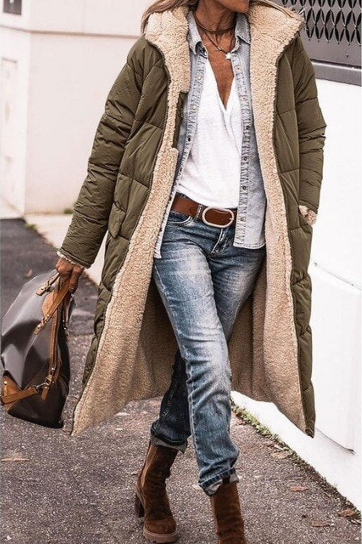 SASHA™ | Manteau réversible élégant 