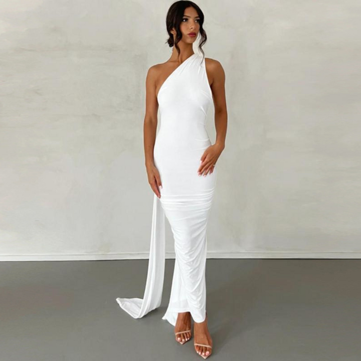 MARGOT™ - Robe moulante élégante sans manches à col halter