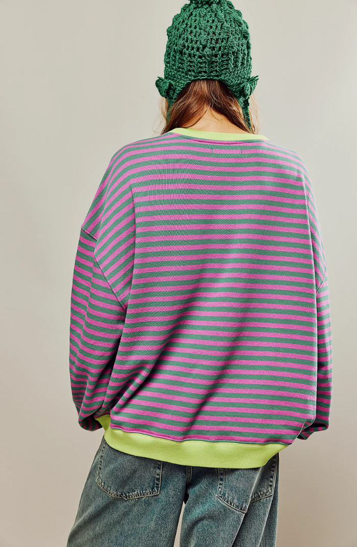 Ashley | Pull rayé ludique