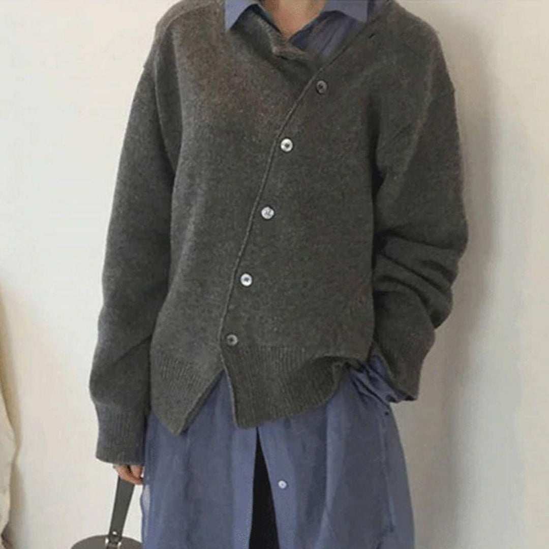 ALYCIA™ - Gilet asymétrique à boutons