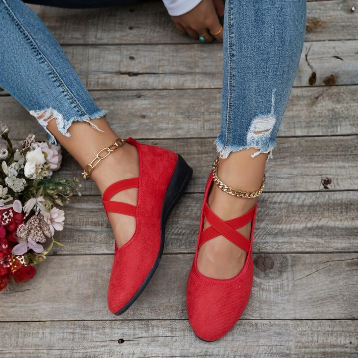 ANGEL™ - Chaussures compensées fermées et confortables à enfiler