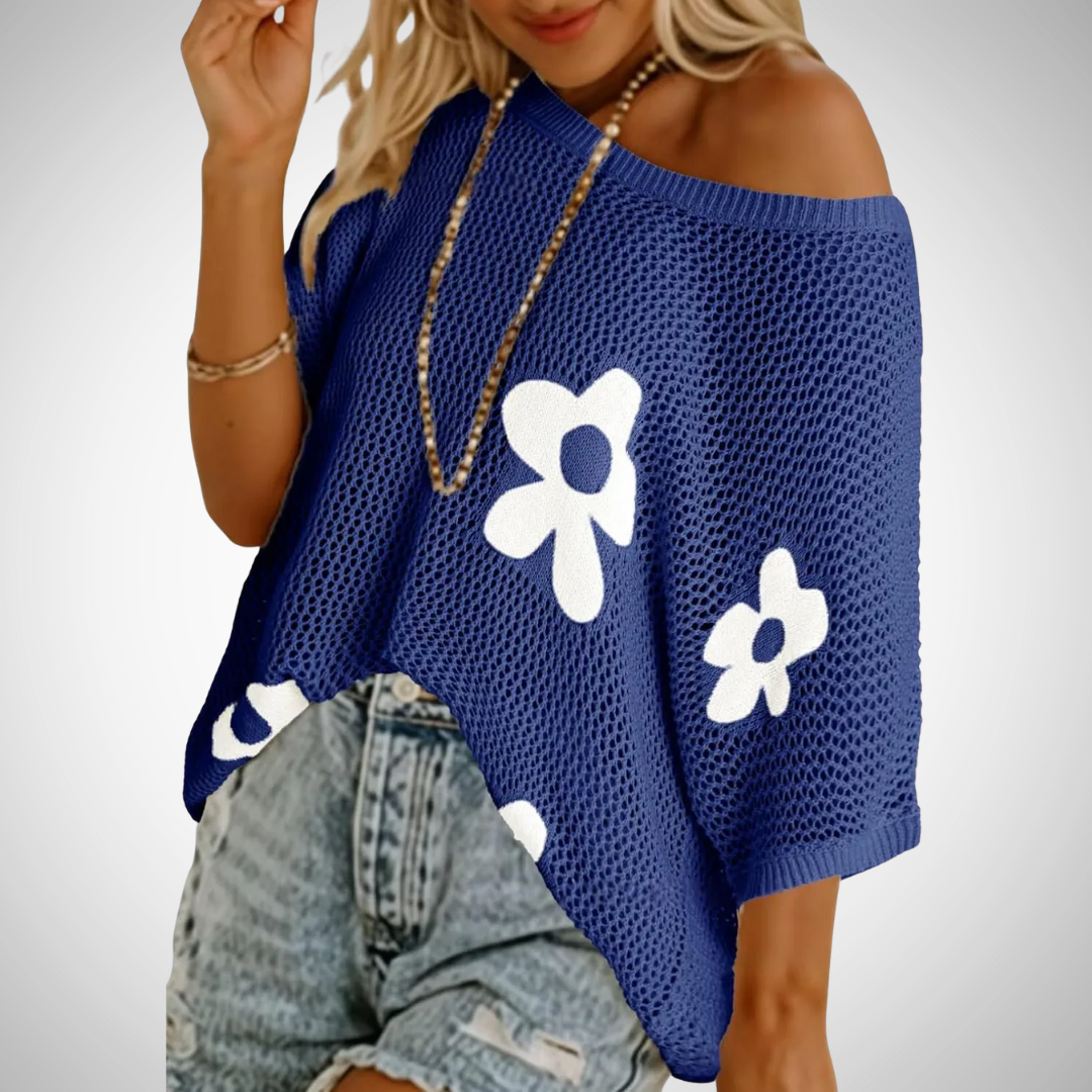 JINKY™ - Haut en crochet léger et élégant