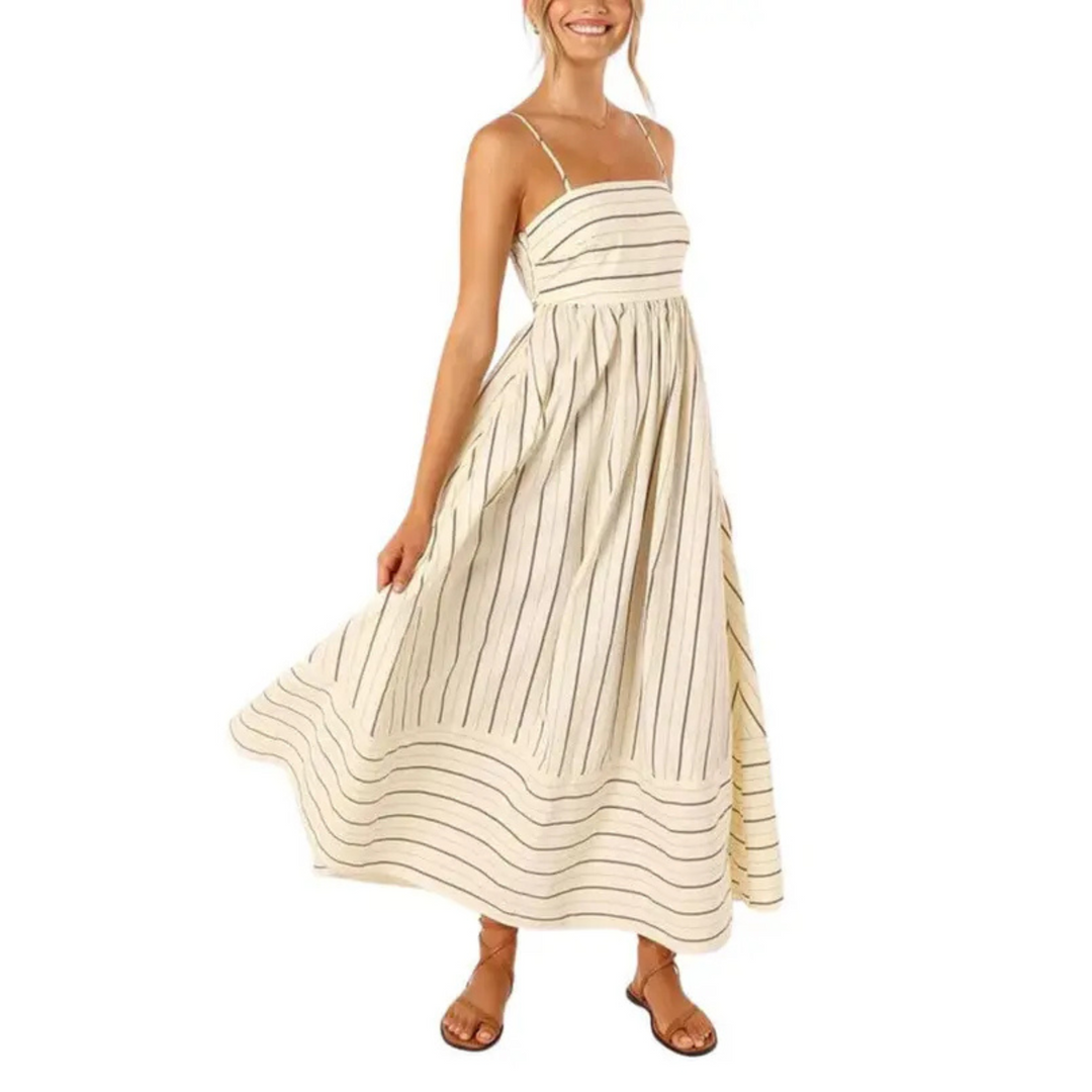 BELLAMY™ - Robe longue trapèze élégante