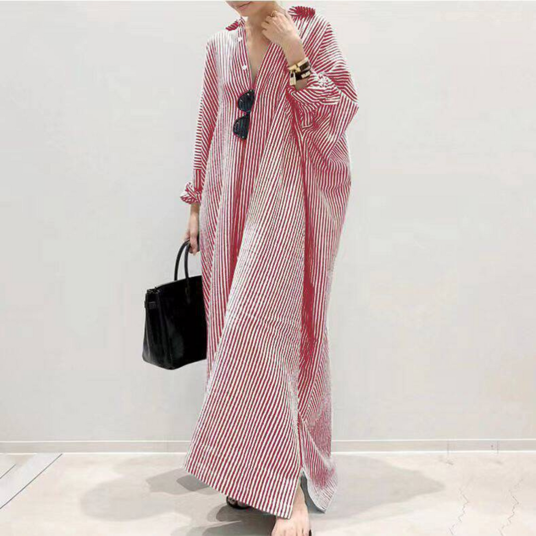 LINNAEA™ - Robe longue rayée de tous les jours