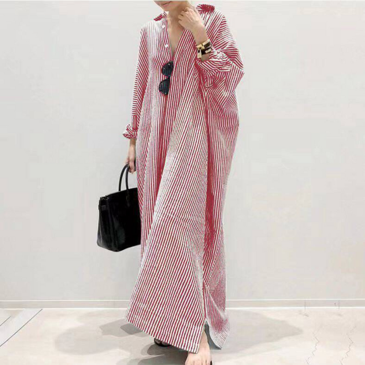 LINNAEA™ - Robe longue rayée de tous les jours