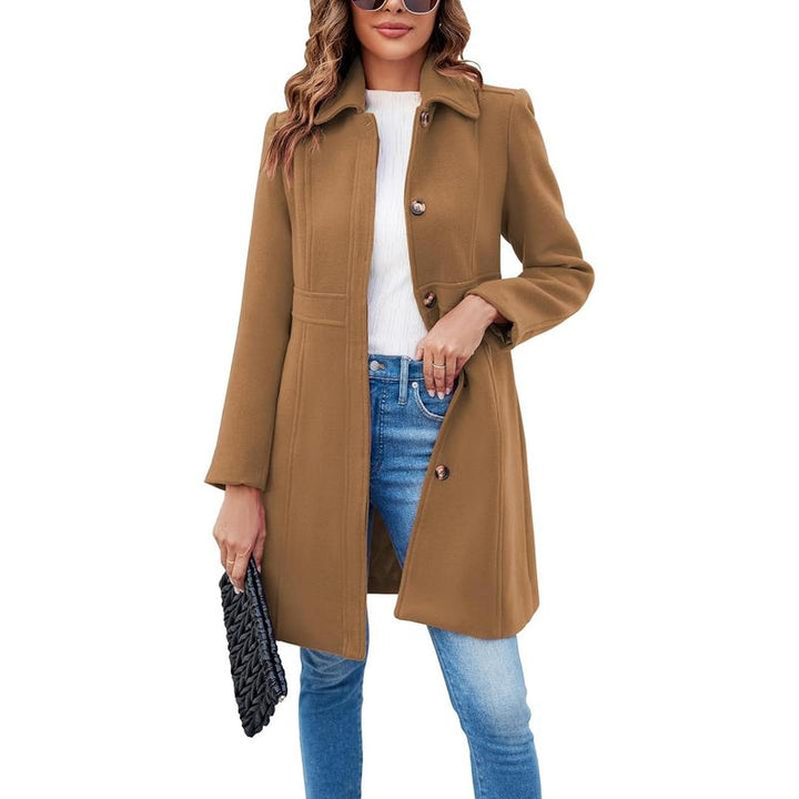 VIVIAN™ - Élégant manteau à manches longues et à simple boutonnage pour le bureau