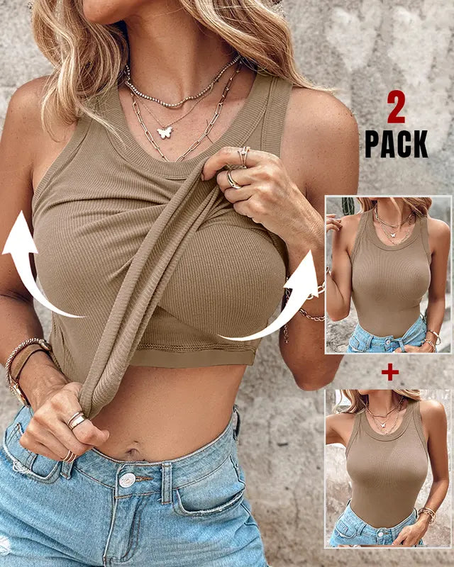 DASHA™ - Débardeur confort avec soutien-gorge intégré (Lot de 2)
