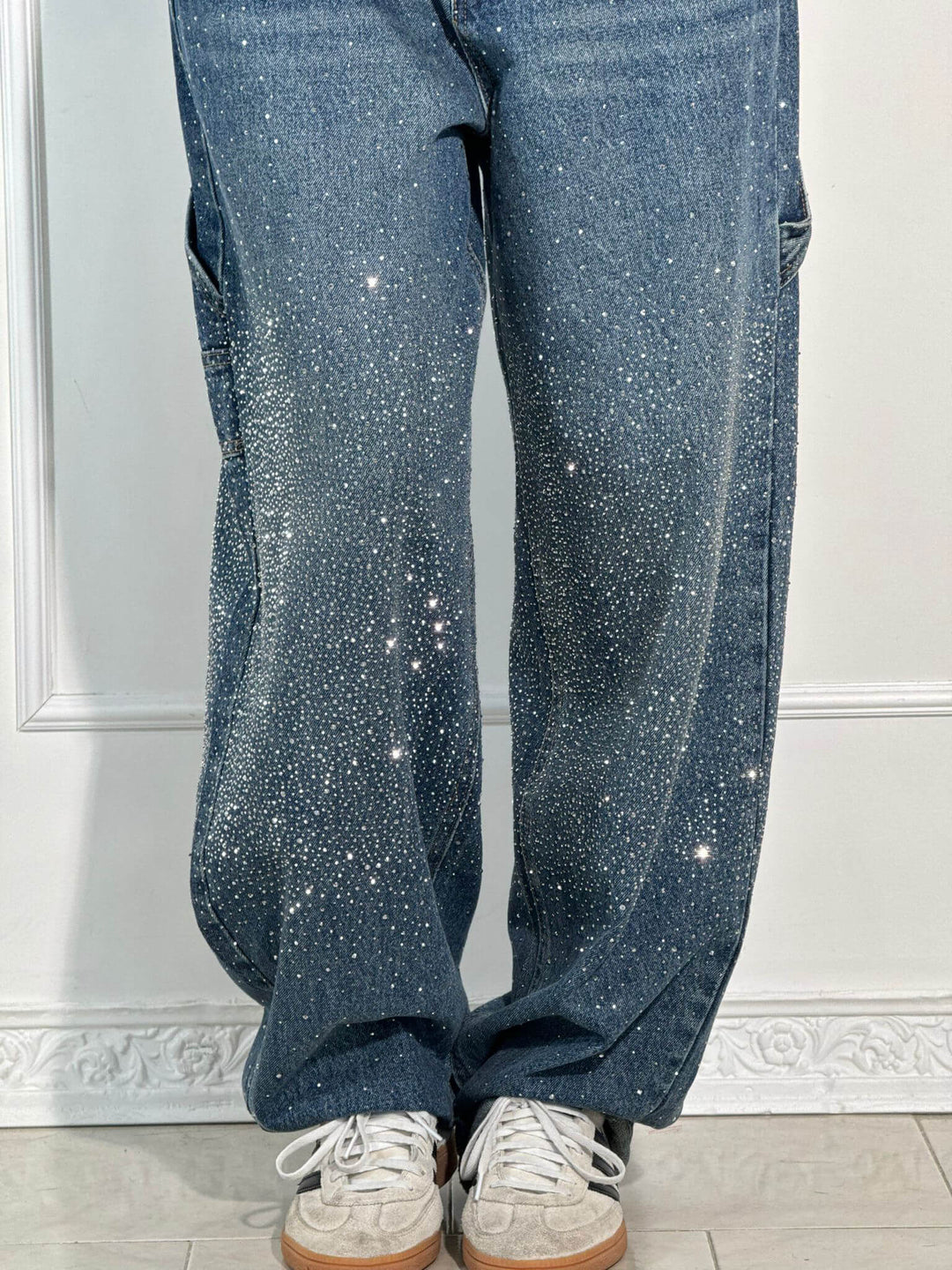 Elise | Sparkle Denim Pants