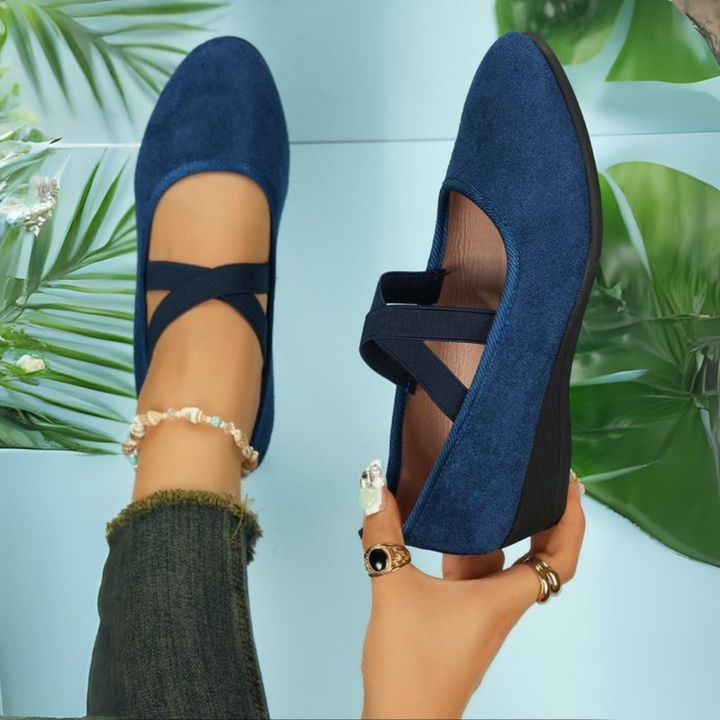 ANGEL™ - Chaussures compensées fermées et confortables à enfiler