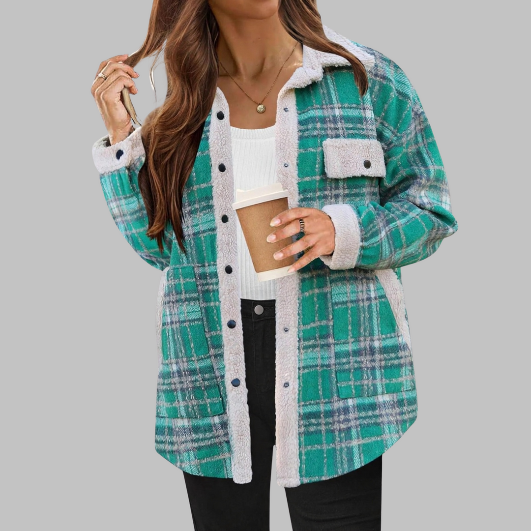 ZENY™ - Veste classique à manches longues boutonnée