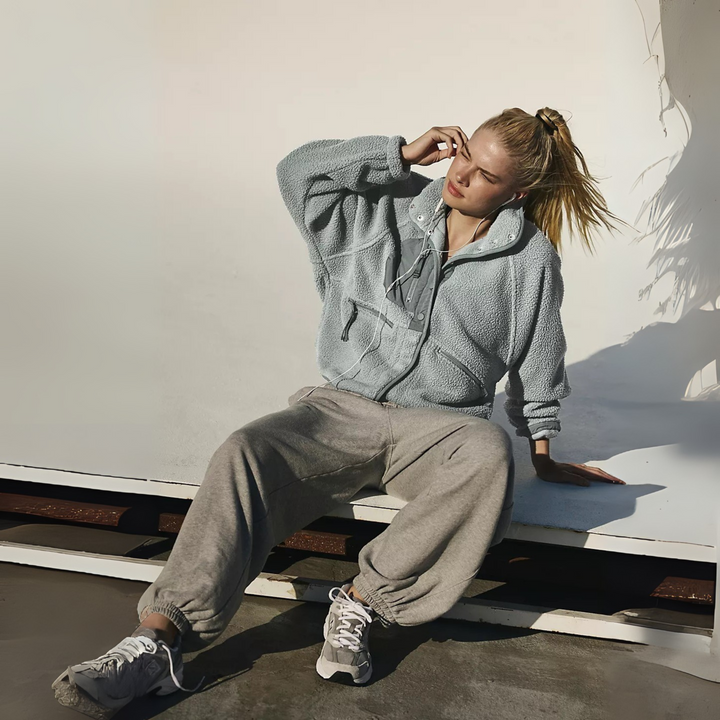 MANCY™ - Veste courte décontractée à boutons