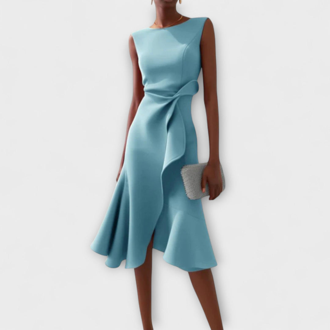MARISSA™ – Robe portefeuille élégante sans manches