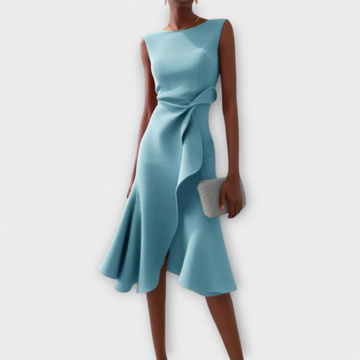 MARISSA™ – Robe portefeuille élégante sans manches