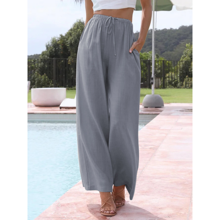 VIRENA™ – Pantalon d'été décontracté, léger et à jambes larges
