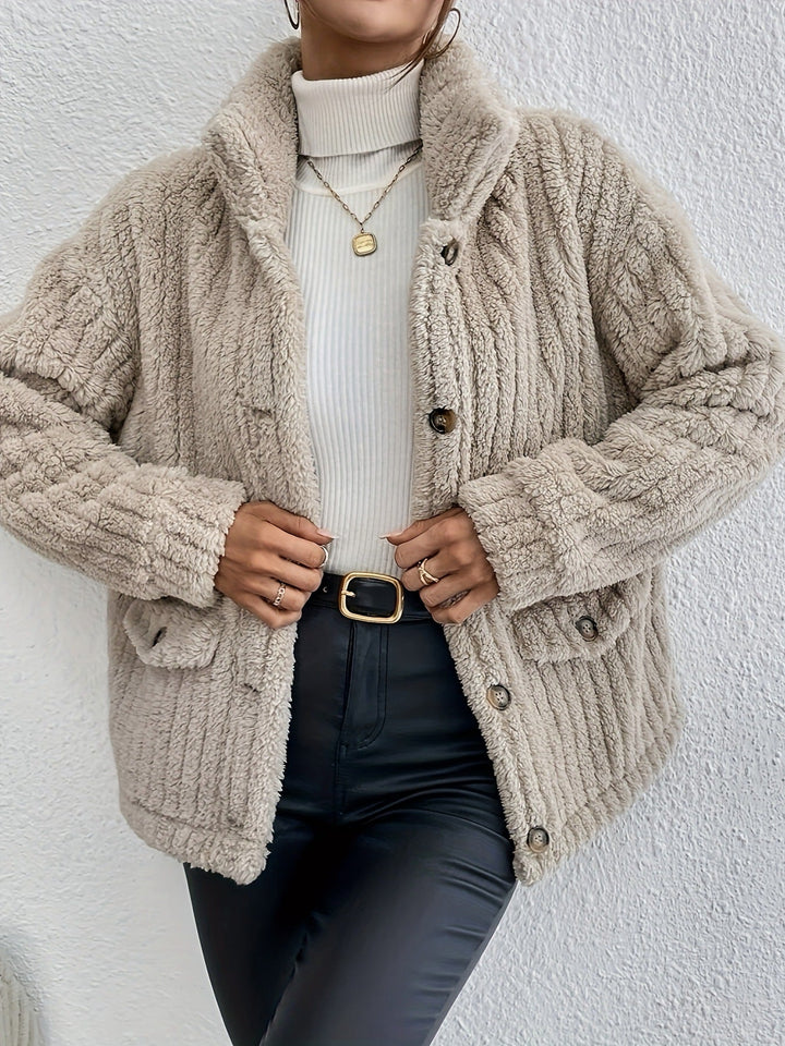 NOVA™ | Gilet boutonné en velours double face