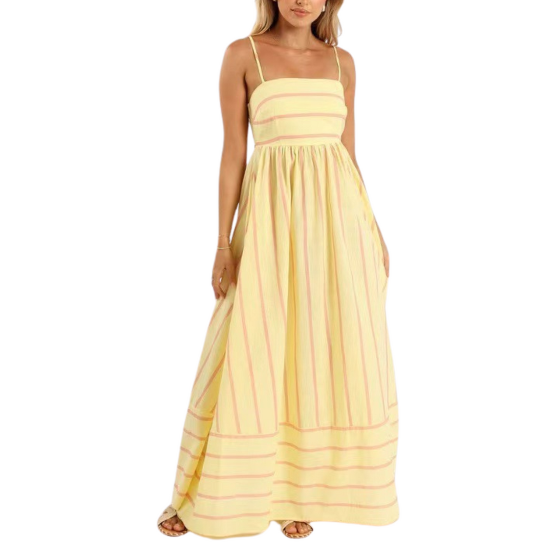 BELLAMY™ - Robe longue trapèze élégante