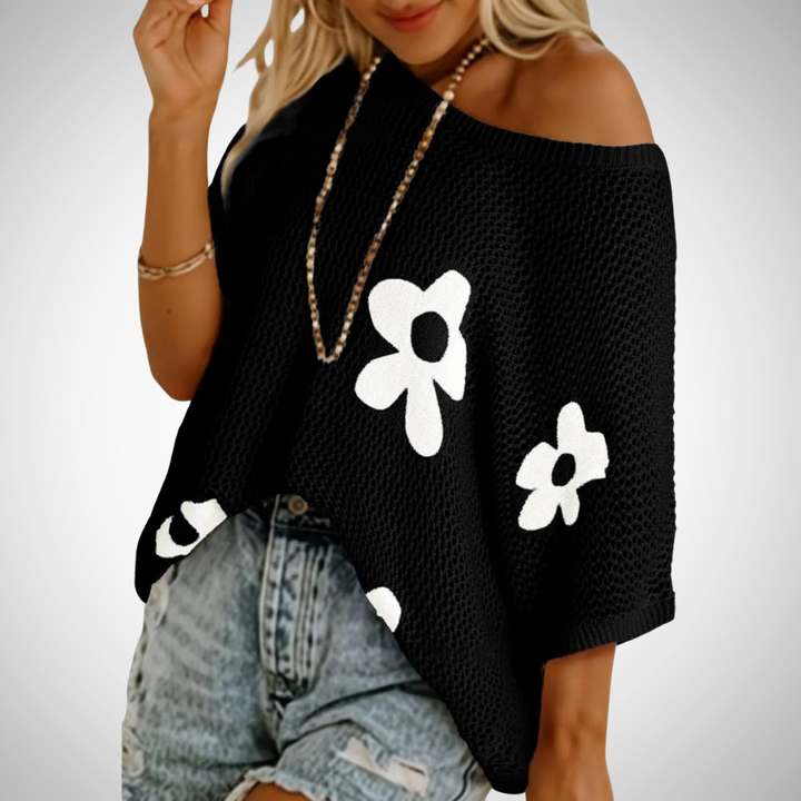 JINKY™ - Haut en crochet léger et élégant