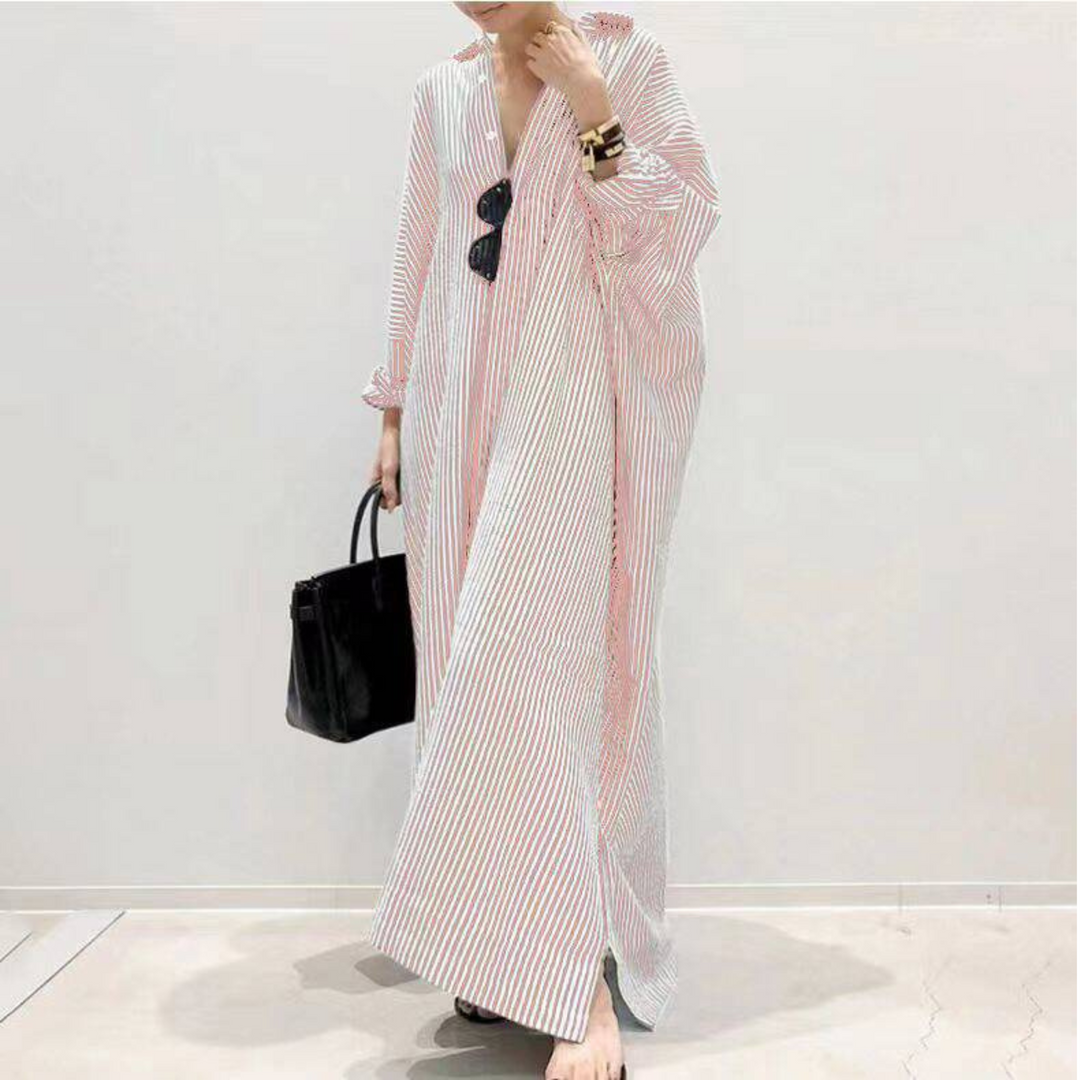 LINNAEA™ - Robe longue rayée de tous les jours