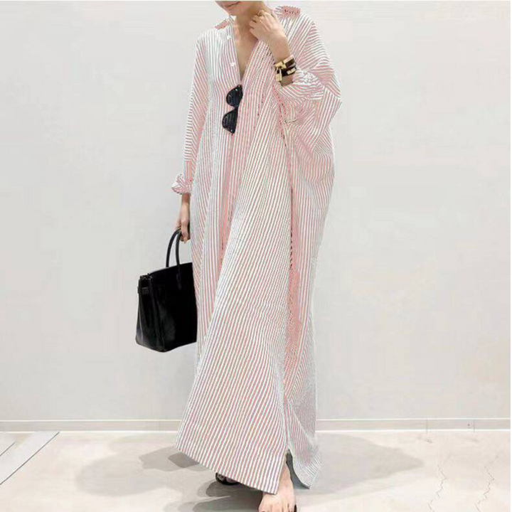 LINNAEA™ - Robe longue rayée de tous les jours