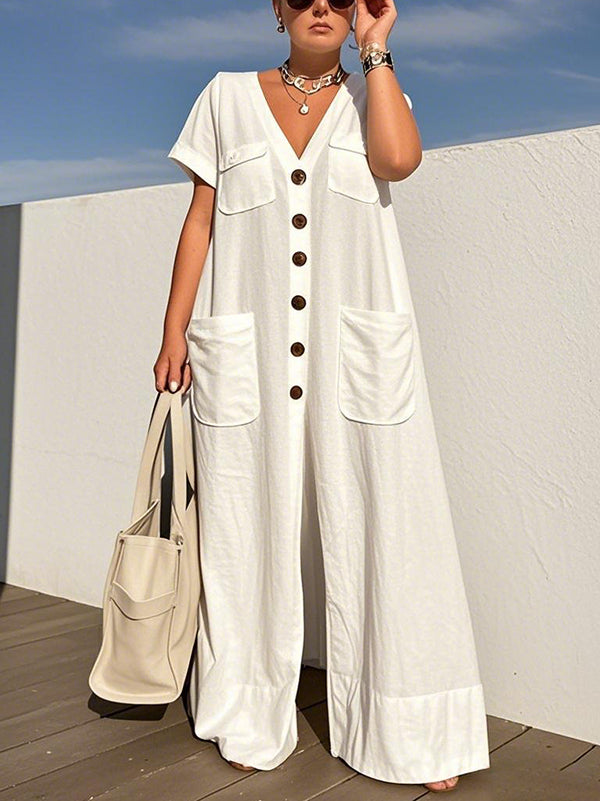 Sherry | V-Neck Jumpsuit