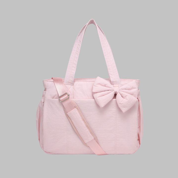 LEILANI™ - Sac à main bouffant chic avec nœud, compatible avec un ordinateur portable