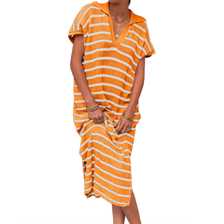 ODESSA™ - Robe longue ample fendue et élégante pour l'été