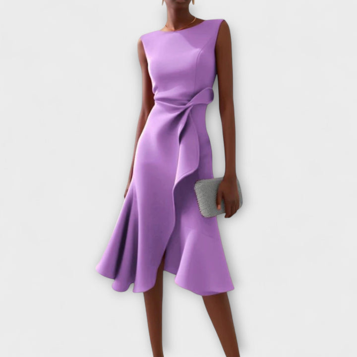MARISSA™ – Robe portefeuille élégante sans manches
