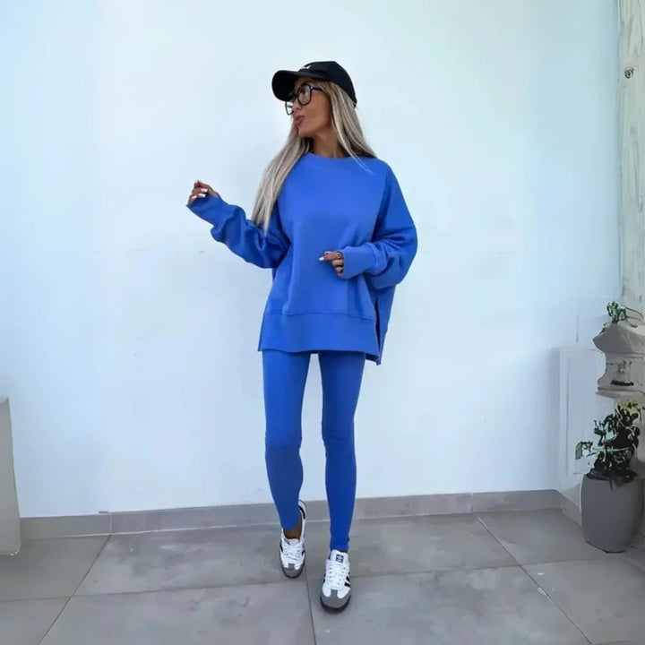 YACHI™ - Ensemble décontracté sweat-shirt à manches longues et pantalon