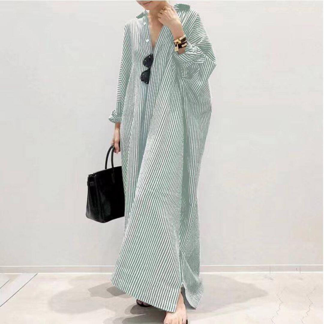 LINNAEA™ - Robe longue rayée de tous les jours