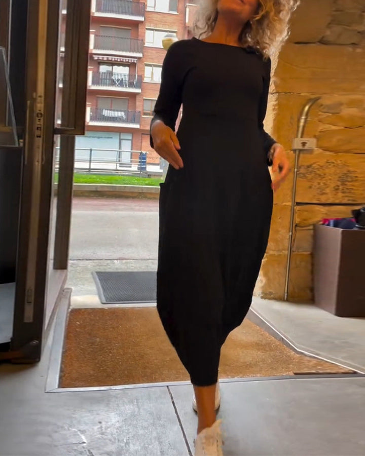 CORA™ - Robe midi décontractée et chic