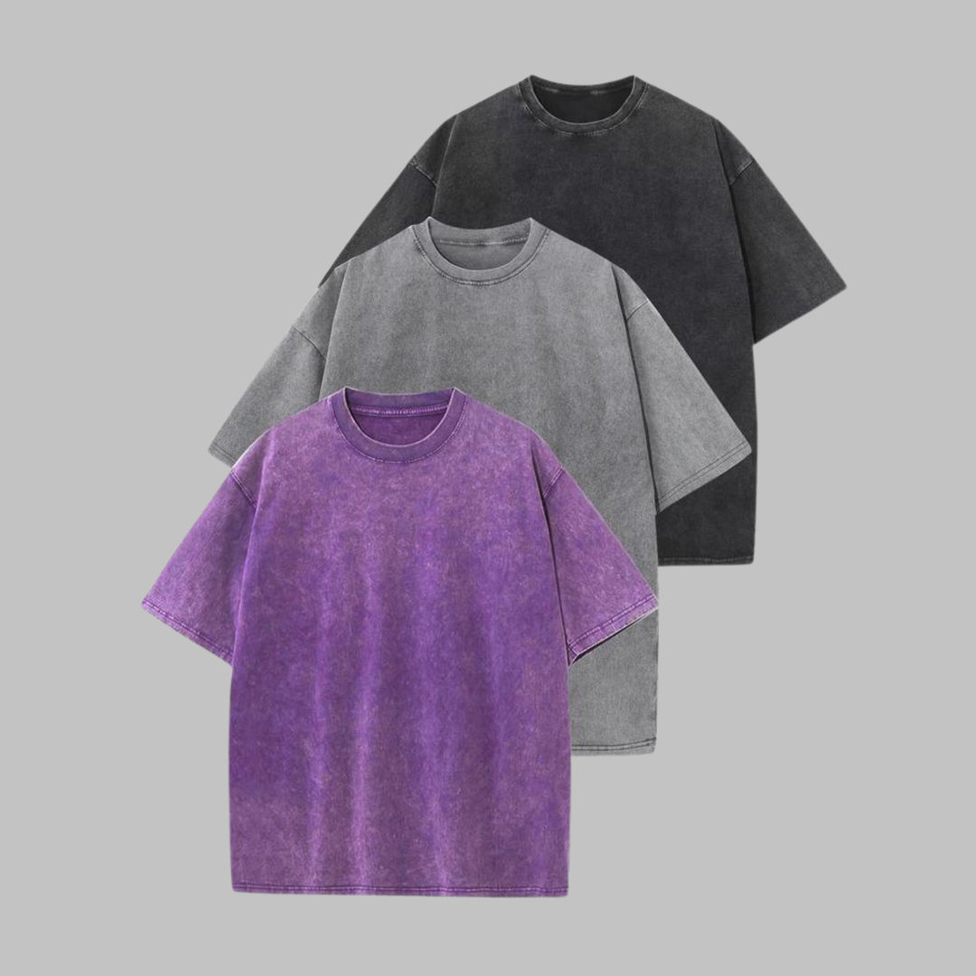 AFINA™ - Chemise unisexe décontractée à col rond et coupe oversize.